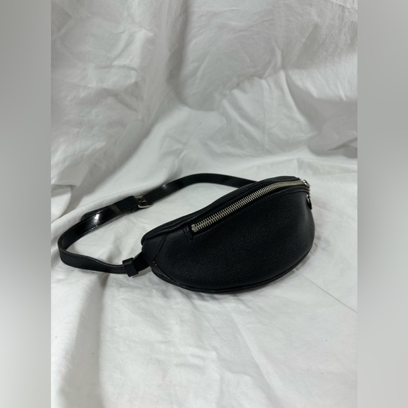 Genuine vintage KITZ black leather belt bag fanny pack - Picture 4 of 10